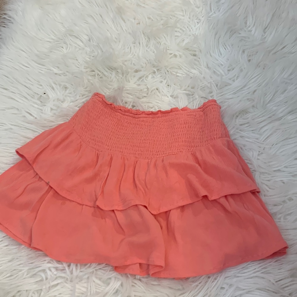 Girls Coral layered Skirt